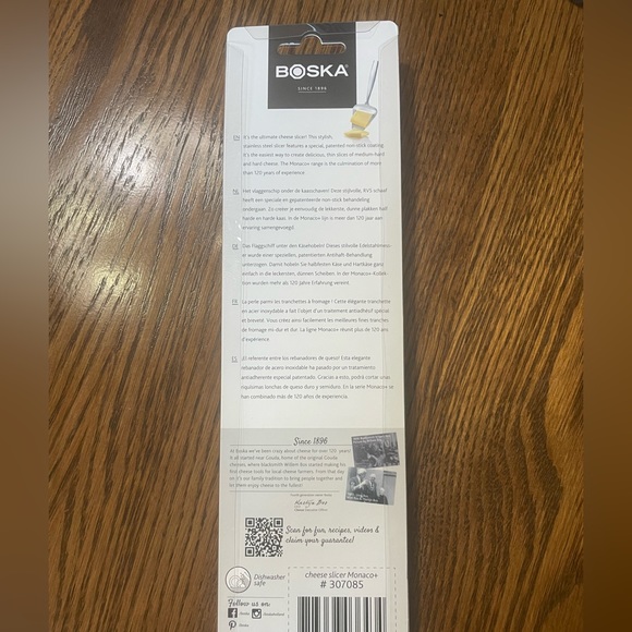 NEW Boska Cheese Slicer Monaca+ stainless steel - Picture 4 of 5